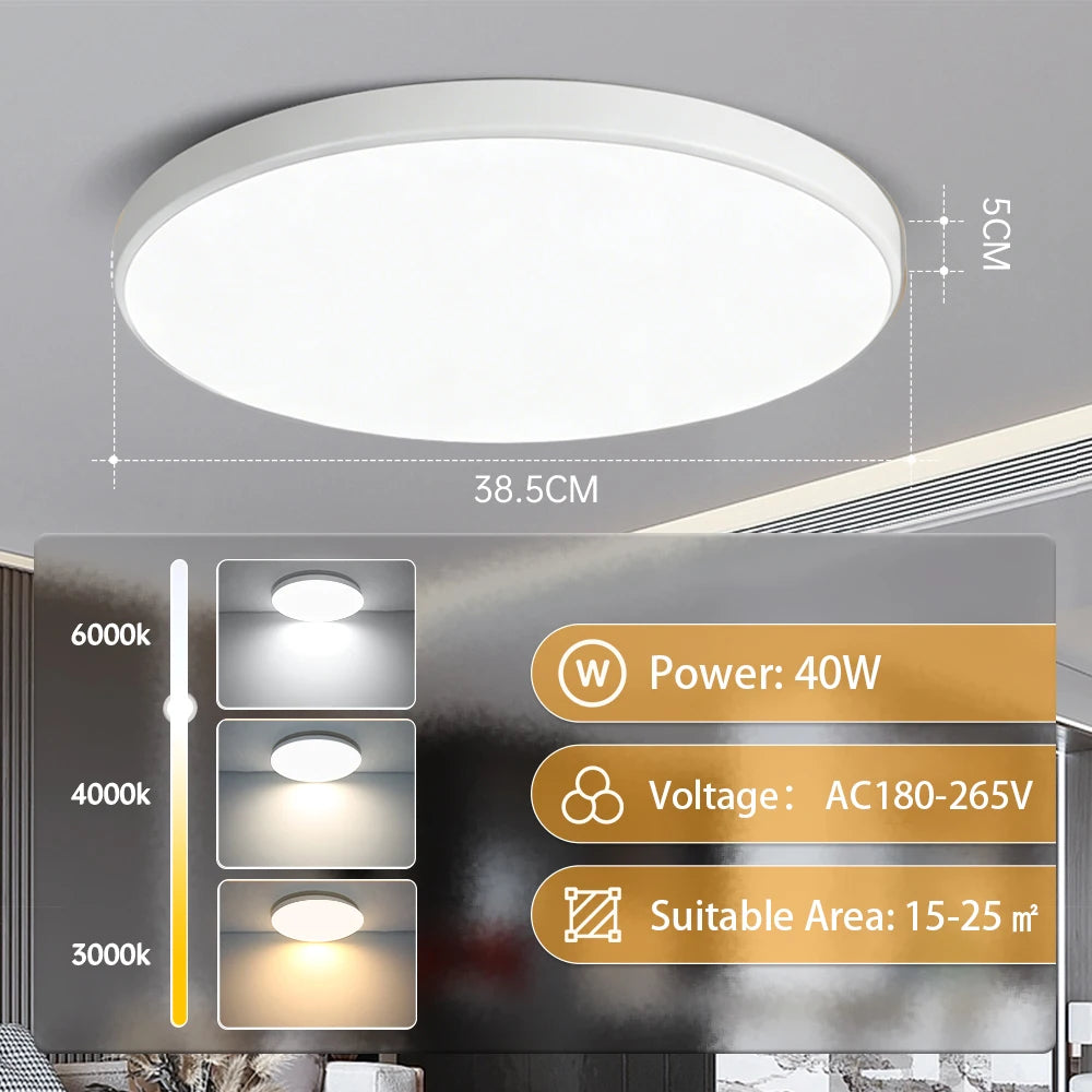 Slim Panel Modern Ceiling Chandelier