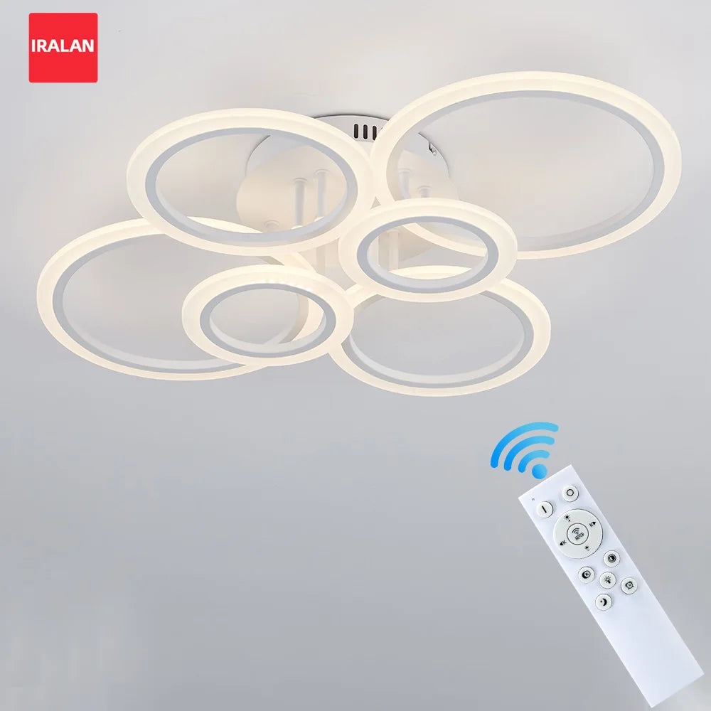 Modern LED Ring Chandelier