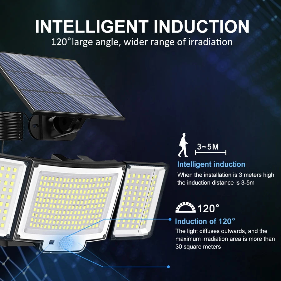 238 LED Solar Motion Sensor Light