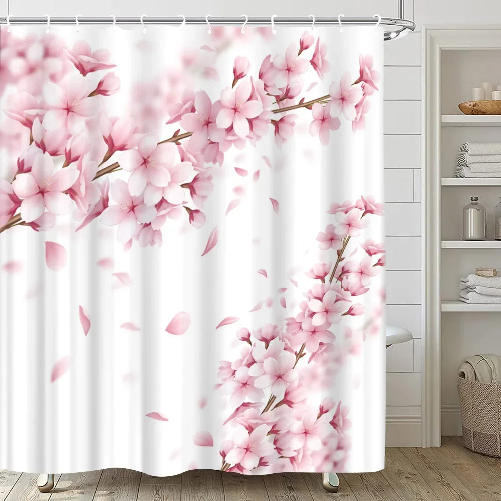 Japanese Sakura Shower Curtain