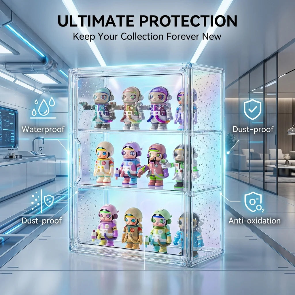 Clear Acrylic Figure Display Case