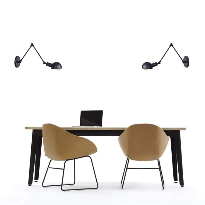 Loft Industrial adjustable long swing arm Wall lamp Fixture Vintage