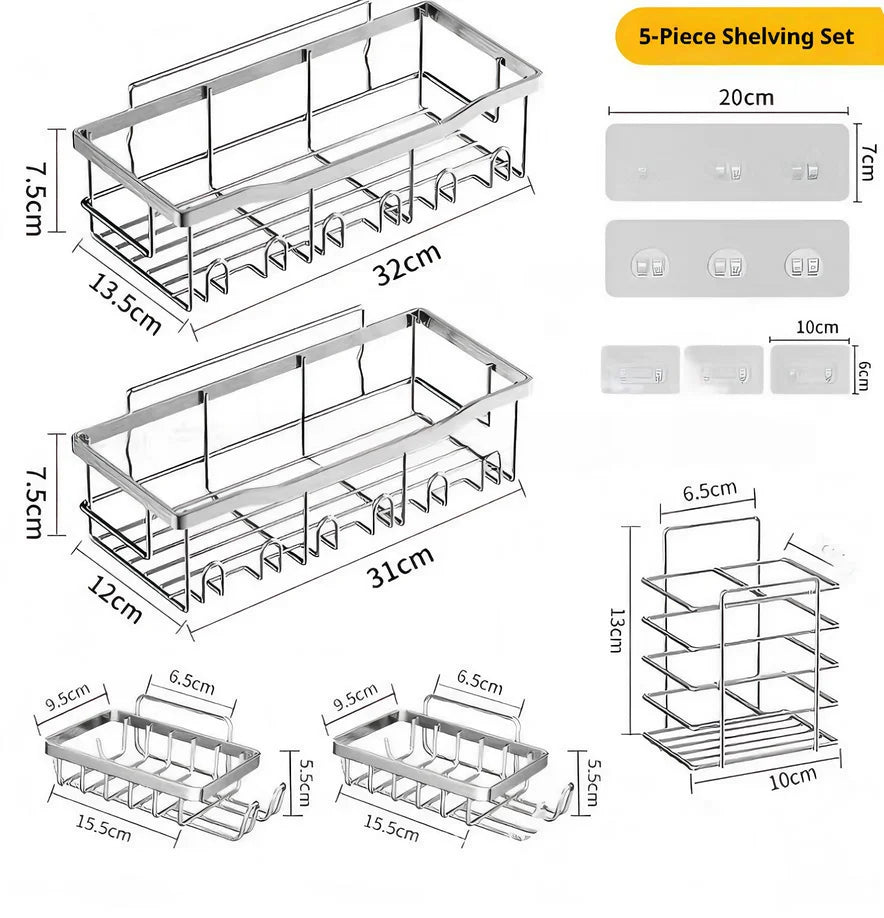Stainless Steel Corner Shower Shelf