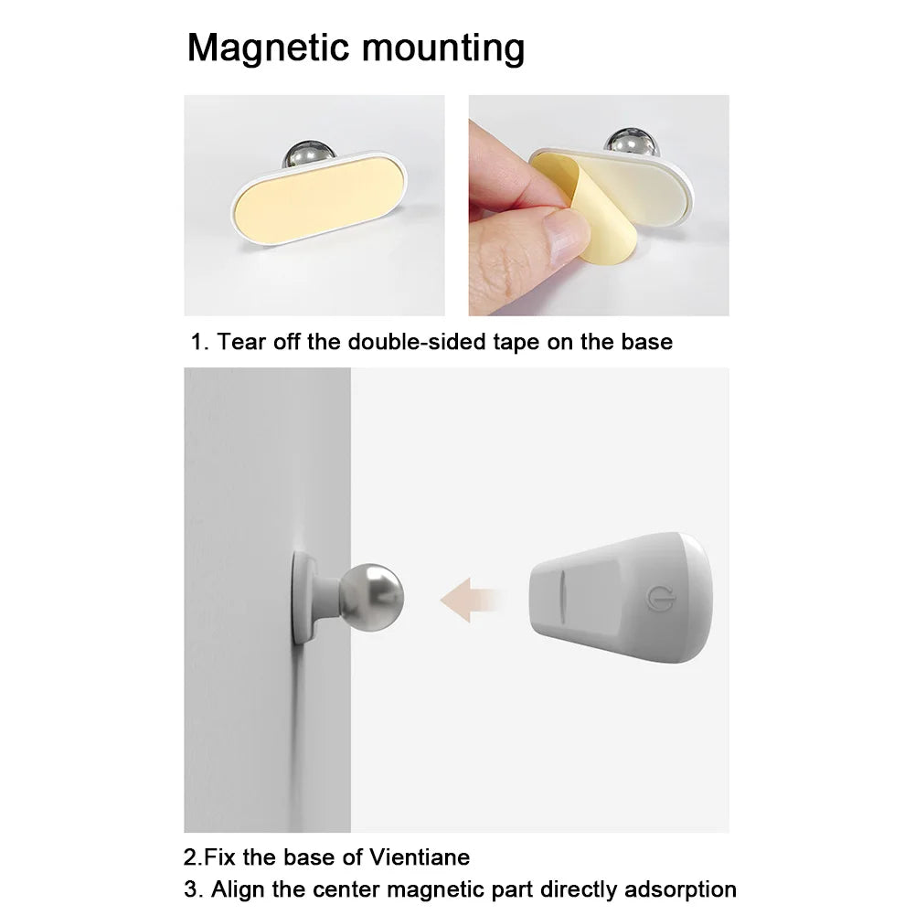 Wireless Magnetic Vanity Light