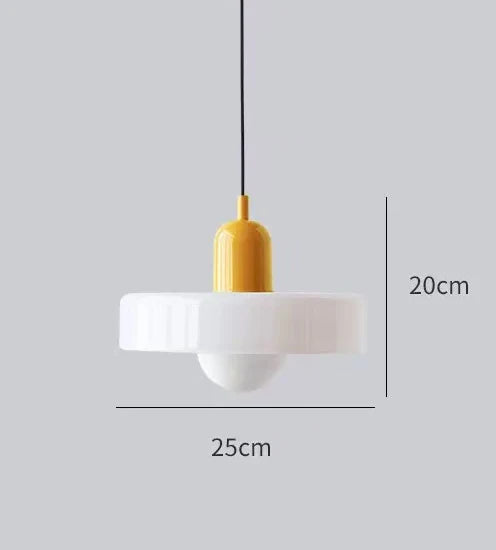Nordic Retro Glass Pendant Light