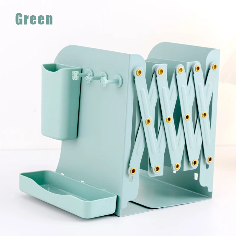 Expandable Desktop Bookstand With Pen Holder
