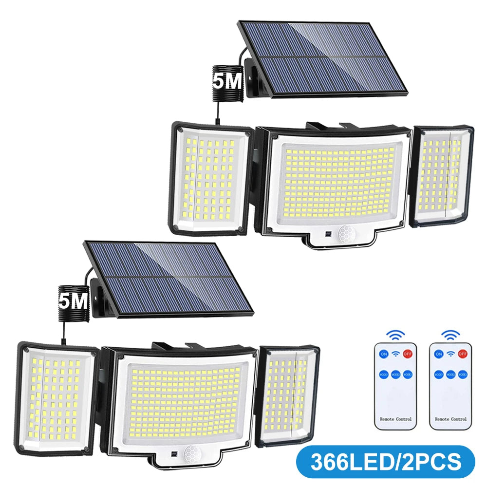 Solar Motion Sensor Security Light