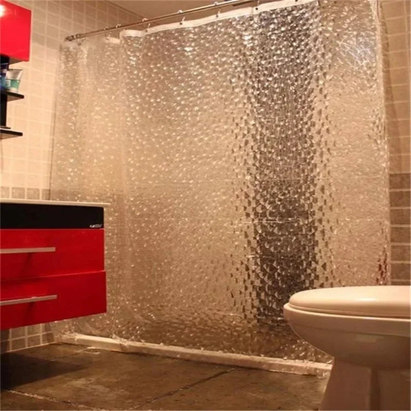 3D Water Cube Shower Curtain