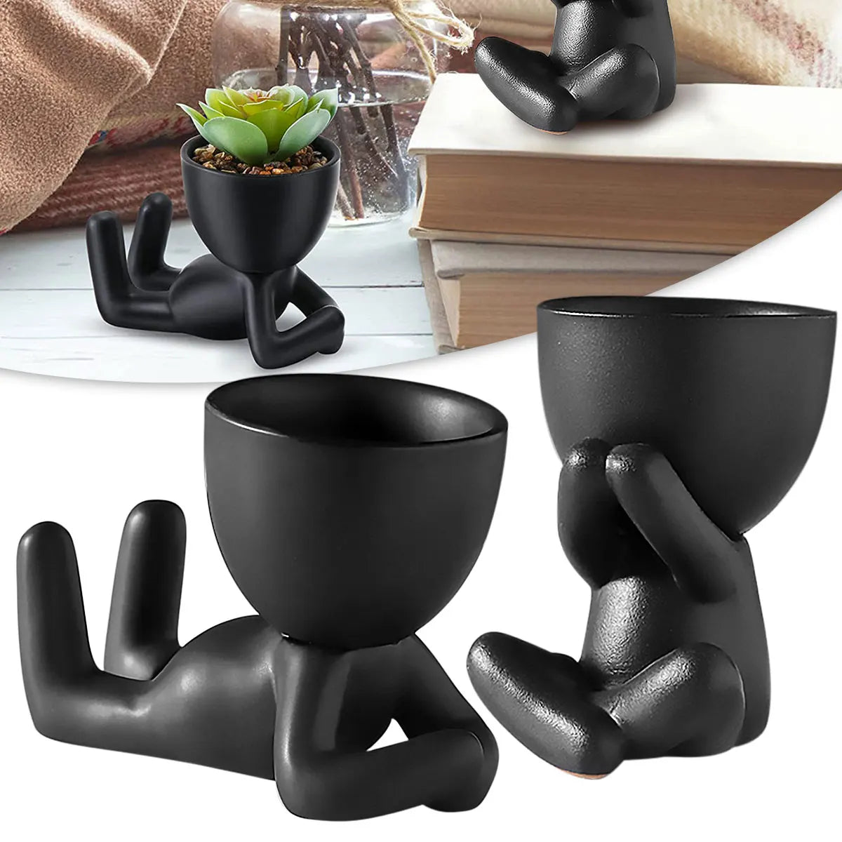 Animal Shaped Ceramic Succulent Pots