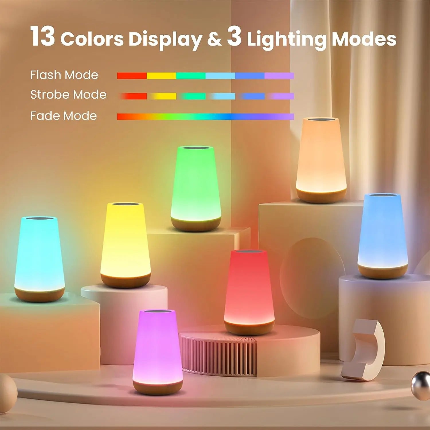 Color Changing Night Light With Remote