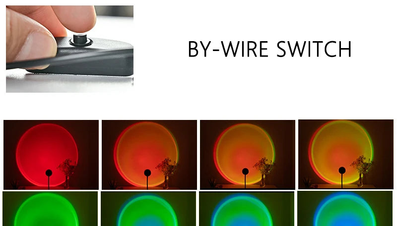 LED Sunset USB Party Projector