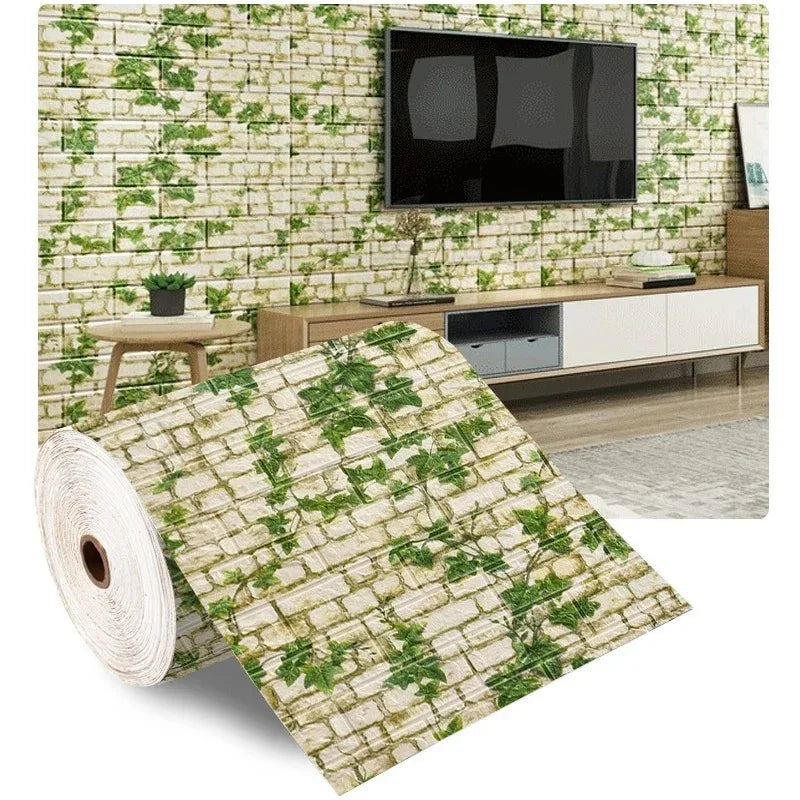 3D Brick Self Adhesive Wall Panel