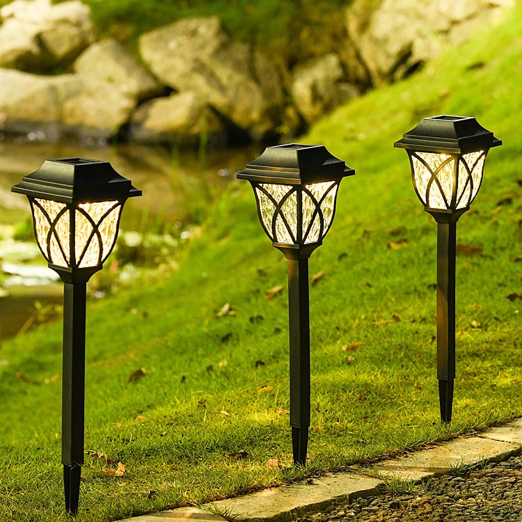1-10 Pack Solar Yard Lights Bright Lawn Lights Outdoor Waterproof Led