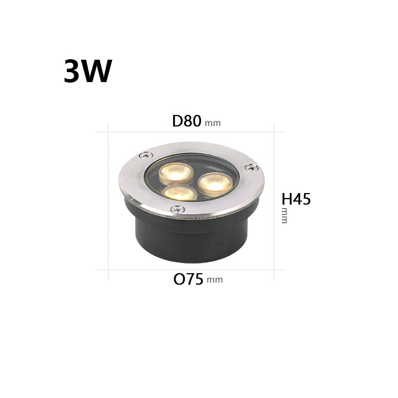 Slim Profile Inground Garden Light