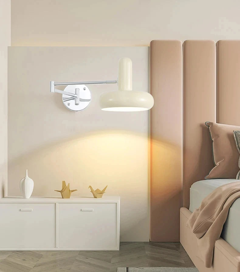 Nordic Modern Retractable Rotatable Swinging Retractable Wall Lamp