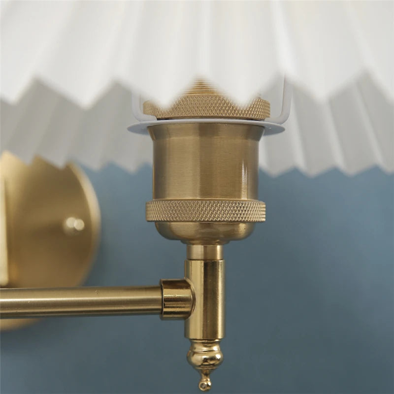 Folding Rocker Arm Wall Lamp