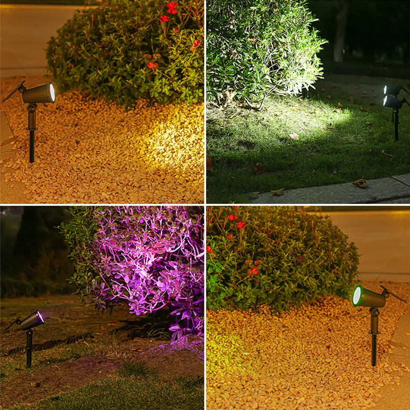 Adjustable Solar Garden Spotlight