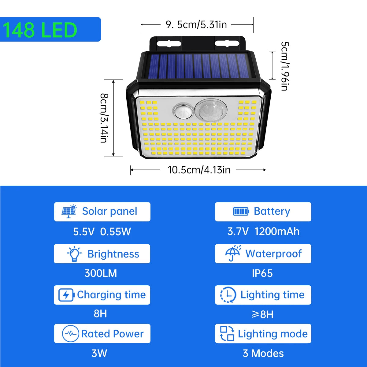 Solar Motion Sensor Wall Light