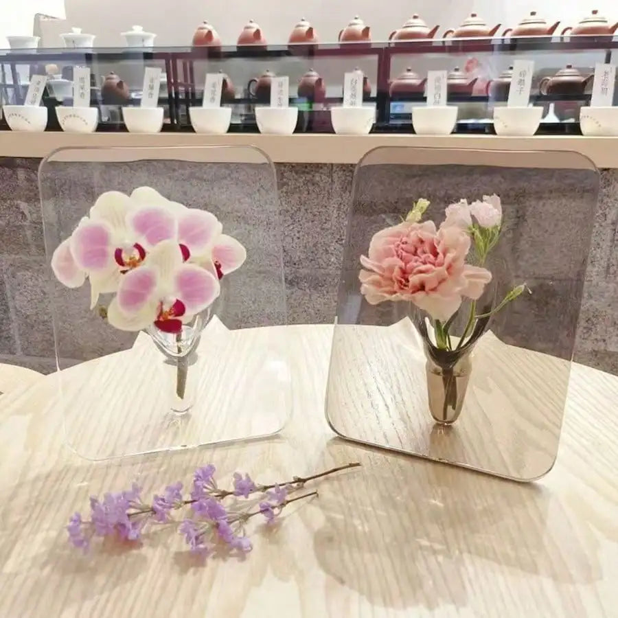 Clear Acrylic Frame Flower Vase