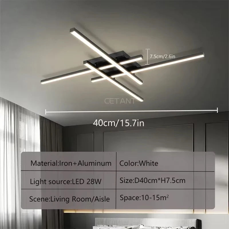 Minimalist Long Line Ceiling Light