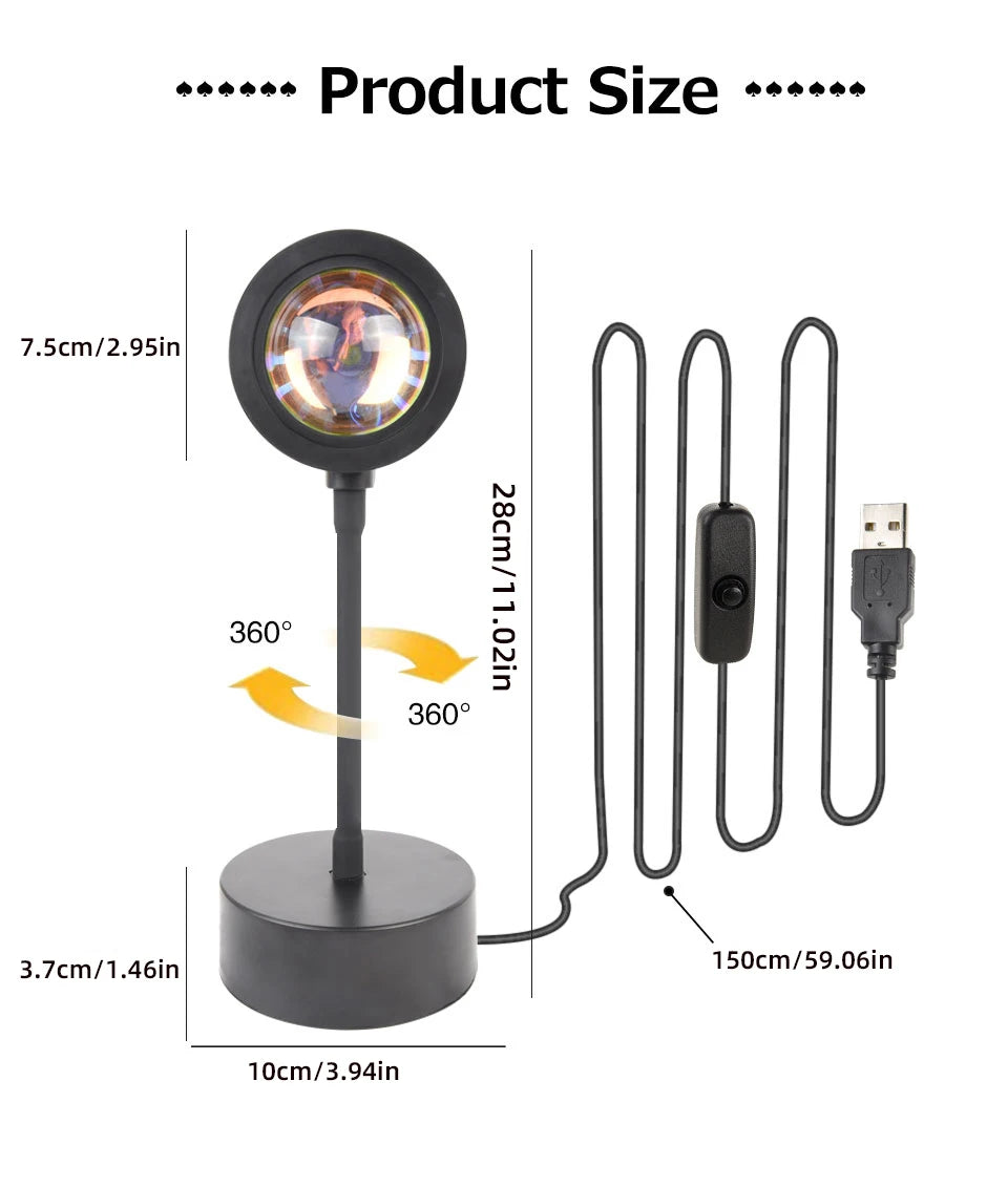 Tuya Smart Sunset Projector