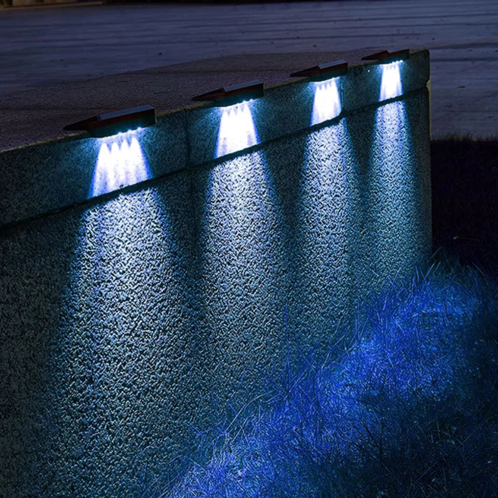 Solar Fence and Deck Lights 2 Pack