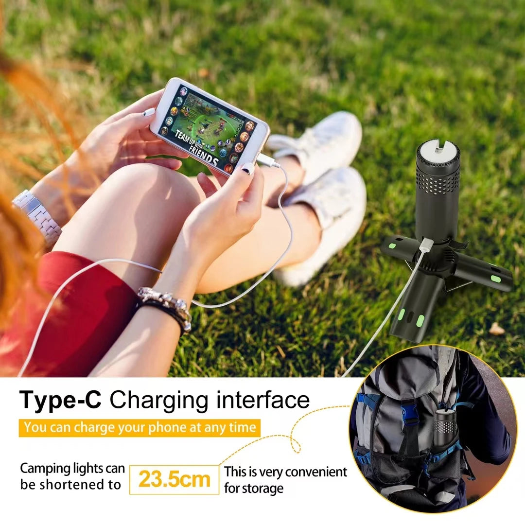 10000mAh Camping Light USB Rechargeable LED Emergency Lamp Outdoor