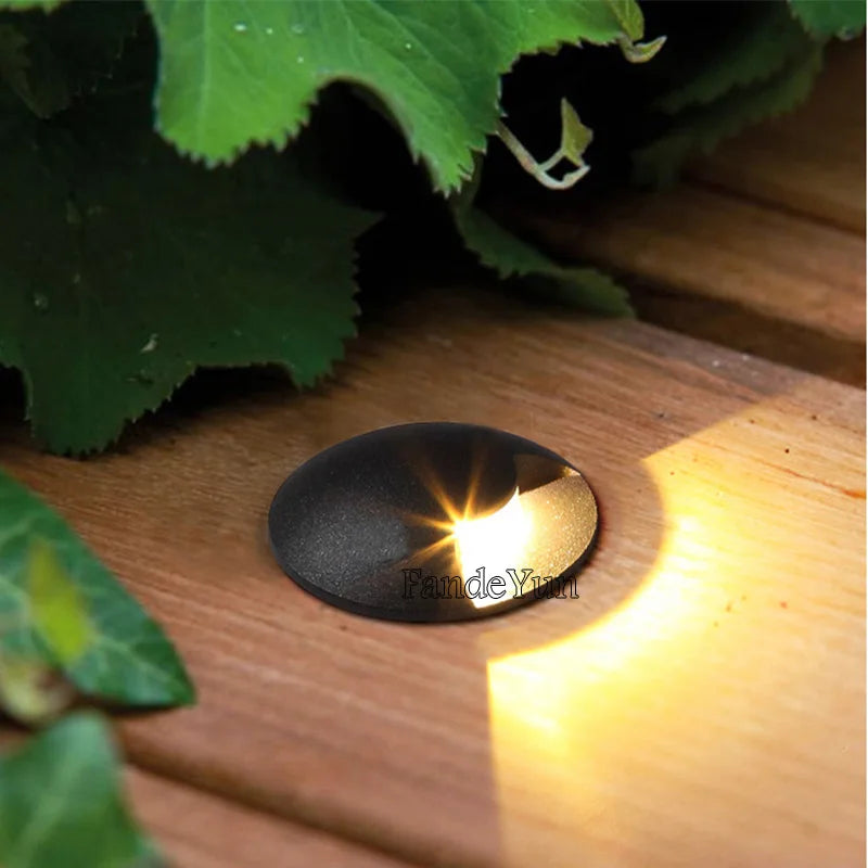 Outdoor Lighting 3W 5W IP67 DC12V Garden Yard Step Stairs Floor Deck