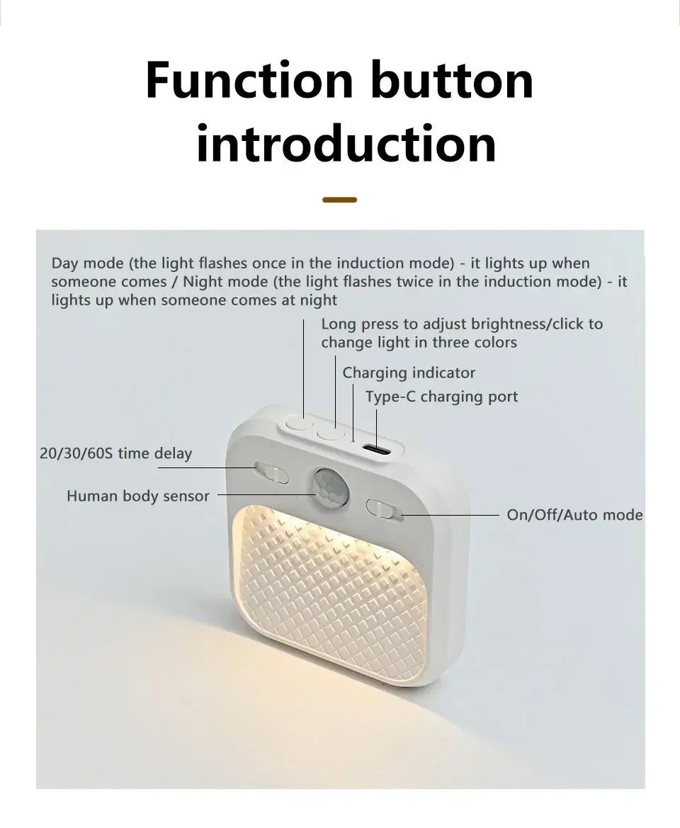 Motion Sensor Rechargeable Night Light