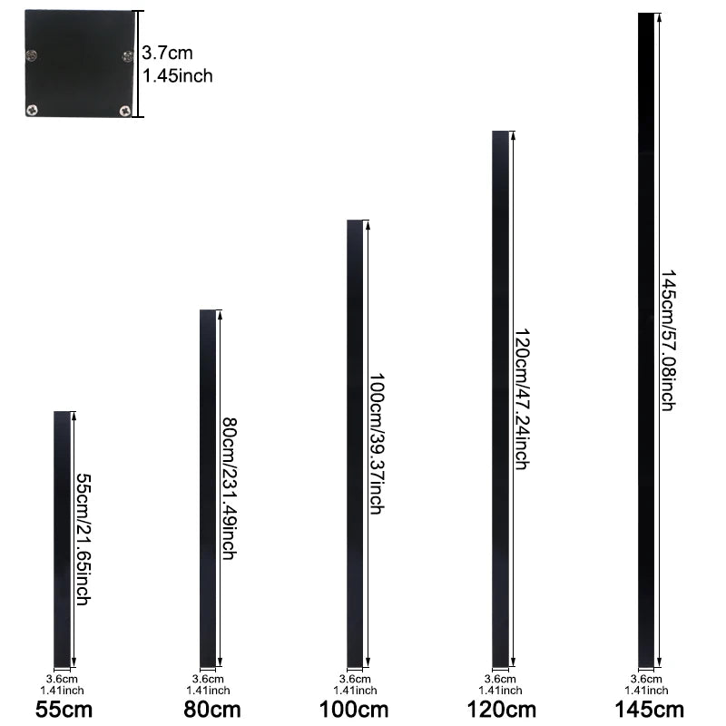 Nordic Long Outdoor LED Wall Lamp