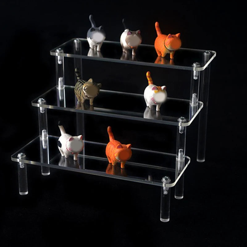 Tiered Acrylic Display Riser Shelf