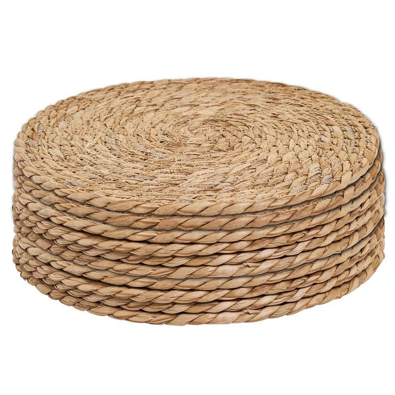 Handwoven Rattan Round Placemats