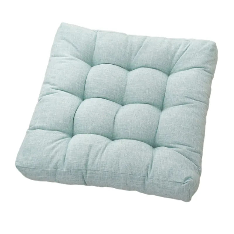 Large Square Floor Seat Cushion Cotton Linen Tatami Floor Pillow Thick Cushions Seating Pillow Seats Mat Pad Balcony Cushion