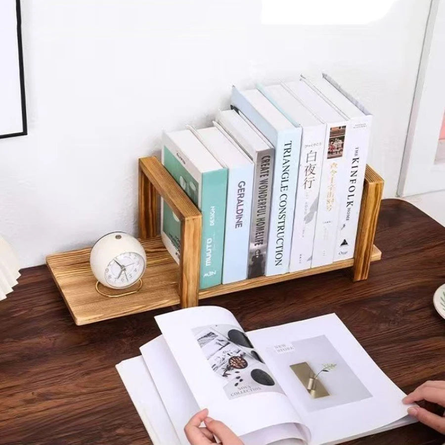 Bamboo Desktop Bookshelf