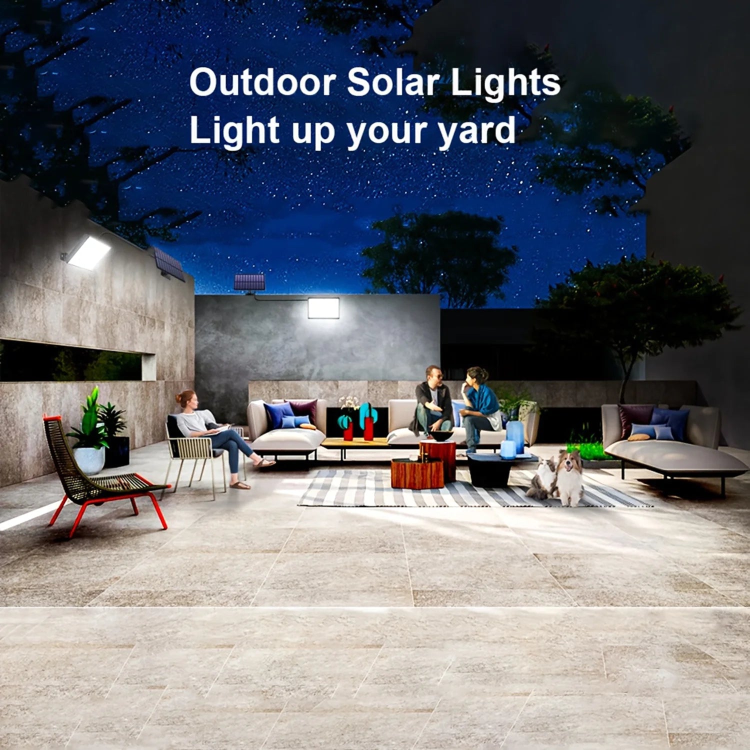 Solar Security Flood Light Motion Sensor
