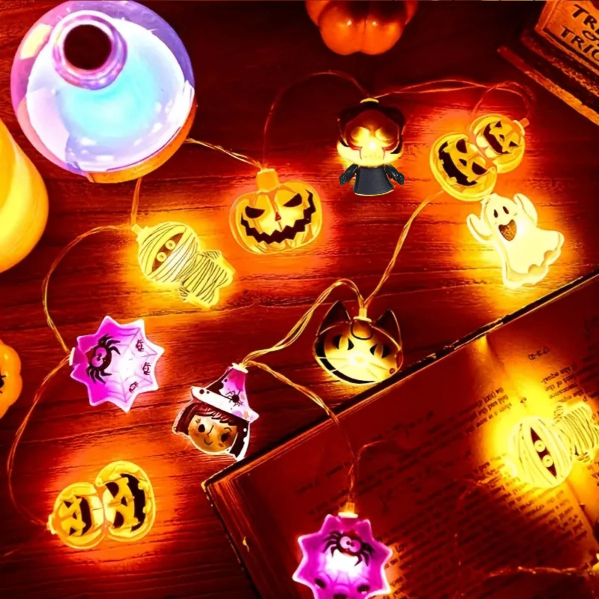 Halloween Shape LED String Lights
