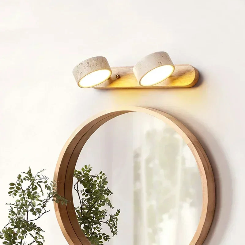 Travertine Spot Wall Light