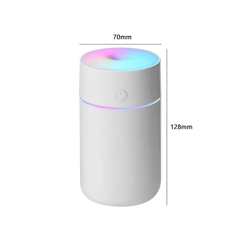 Colorful Portable Mini Air Humidifier USB Rechargeable Wireless