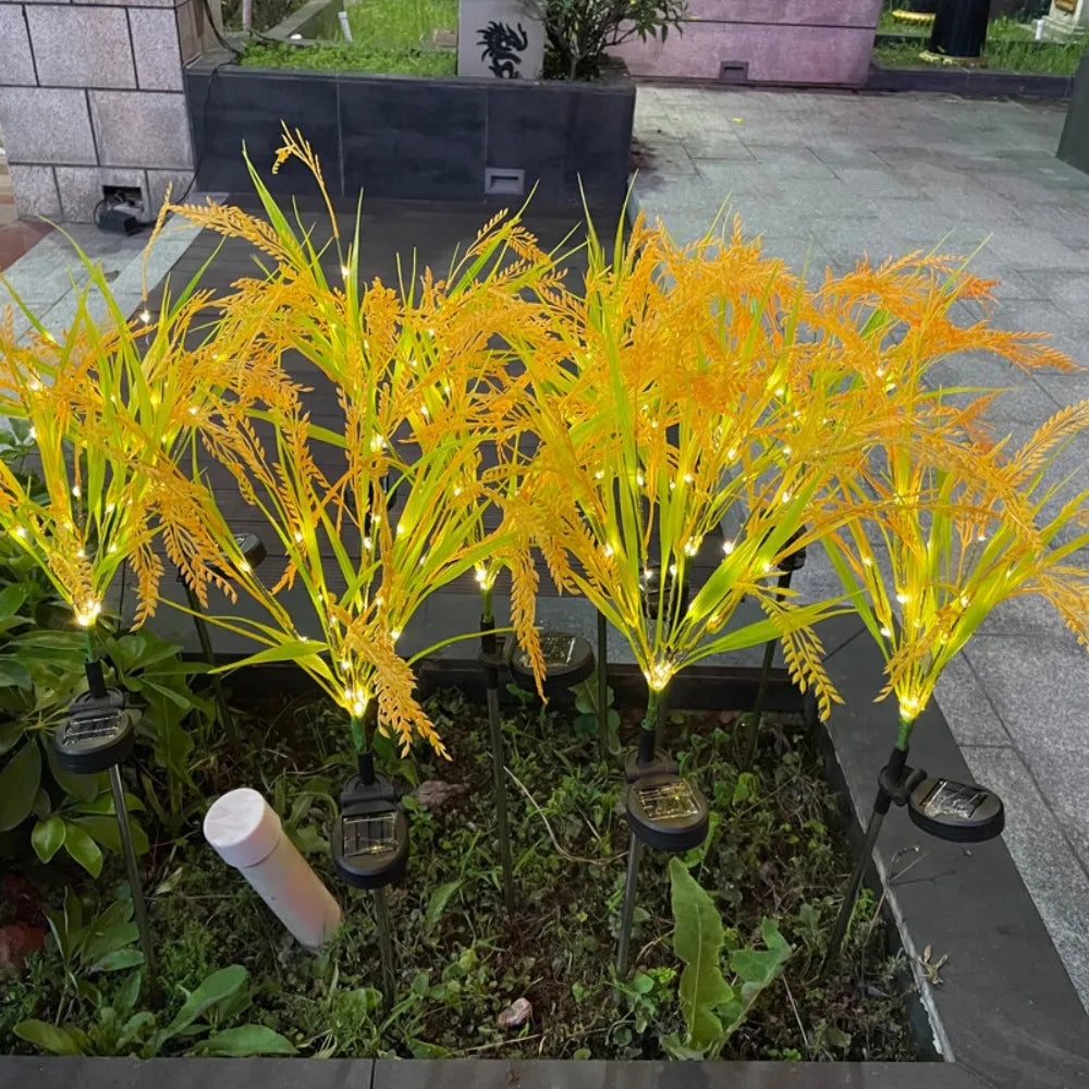 Solar Wheat Ear Garden Lights