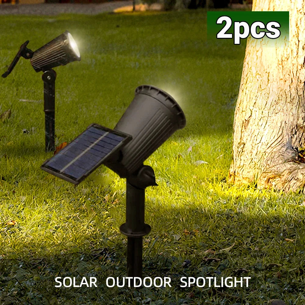 Adjustable Solar Landscape Spotlight