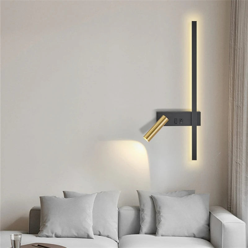 Wall lamp Nordic modern creative led simple living room sofa background