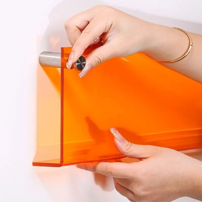 Acrylic Wall Magazine Rack
