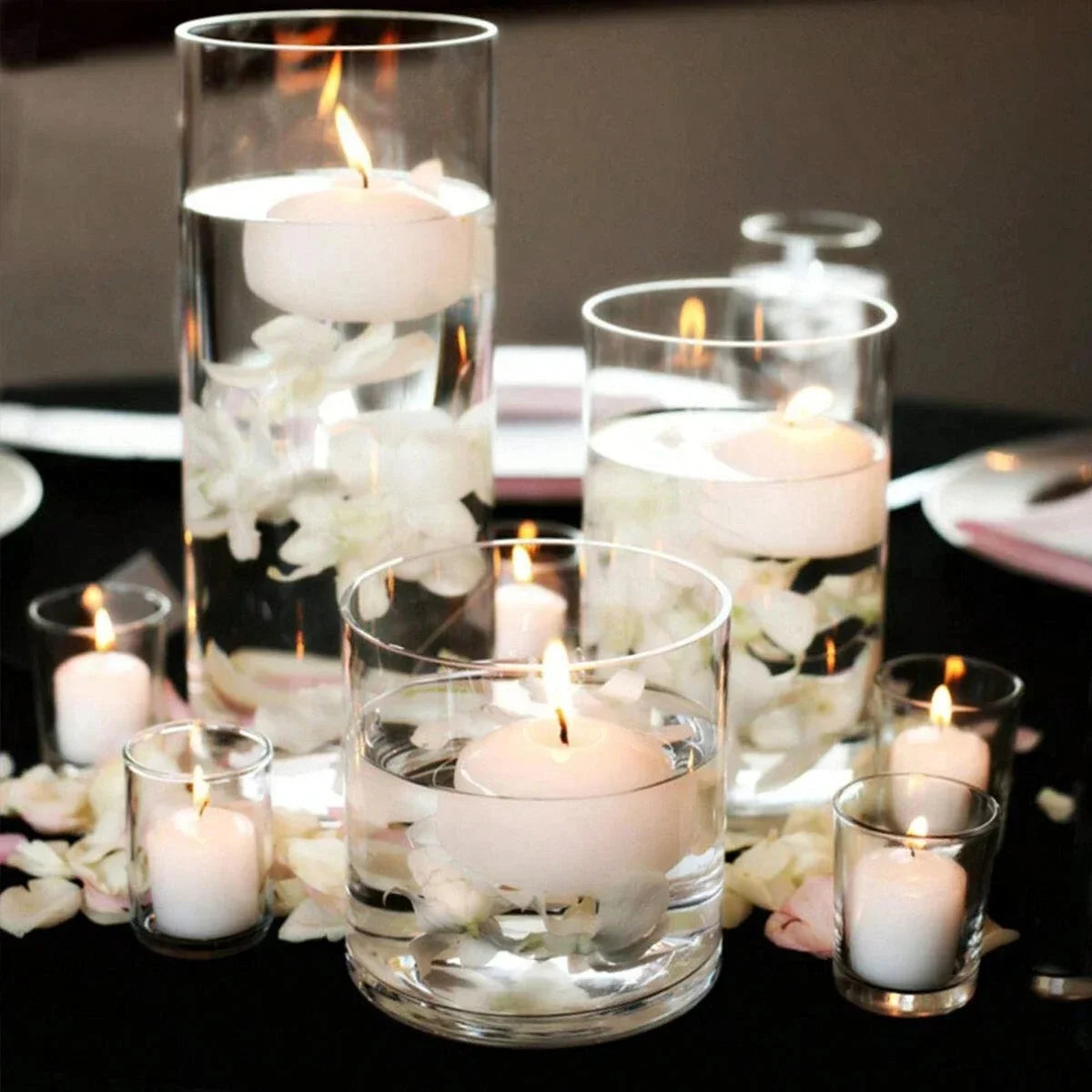 Cylinder Glass Candle Holder