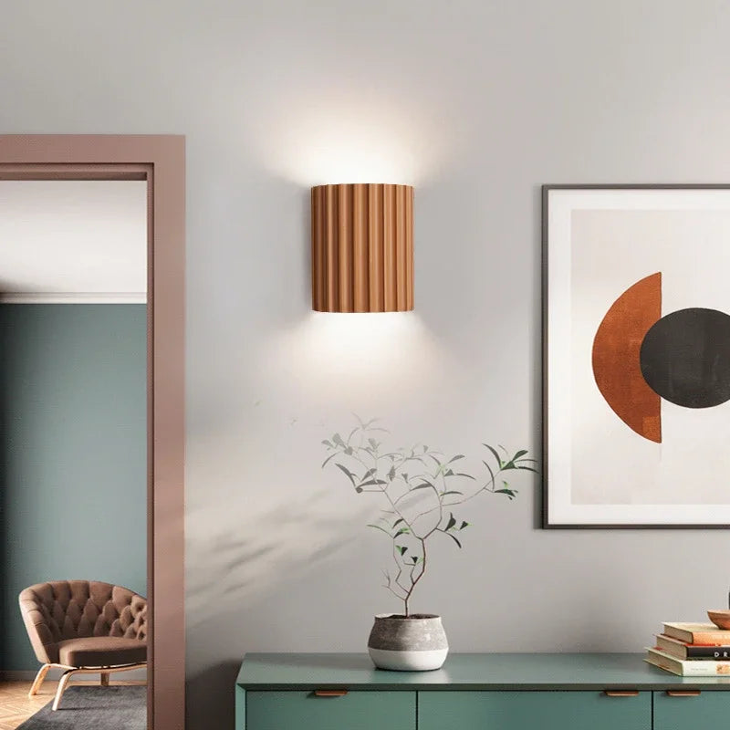 Nordic Resin Bedside Wall Lamp