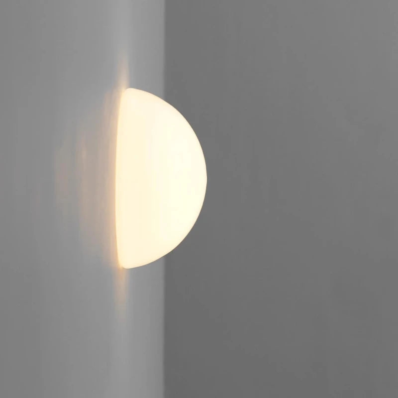 Glass Globe Wall Lamp