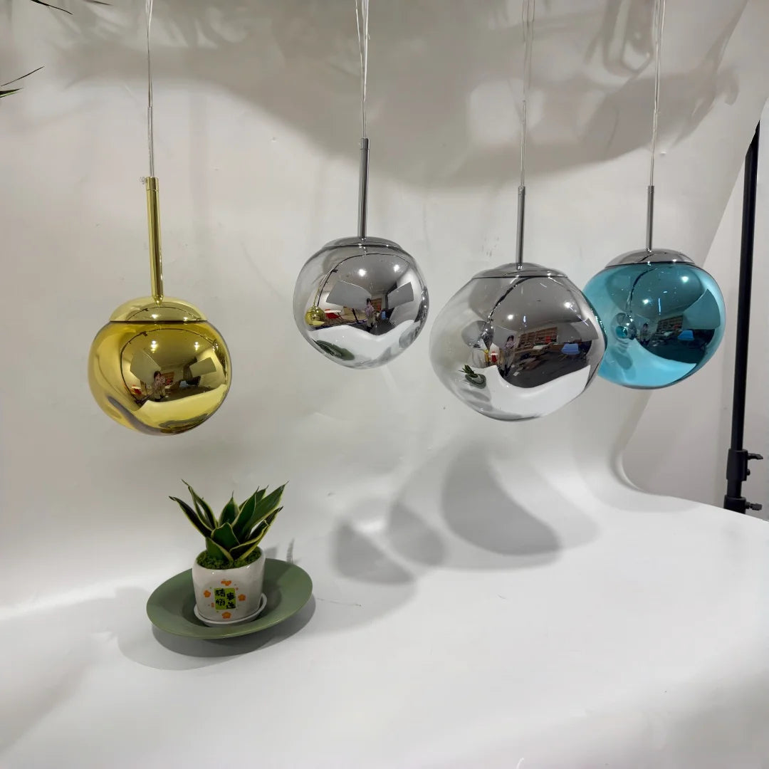 Modern Lava Ripple LED Chandelier