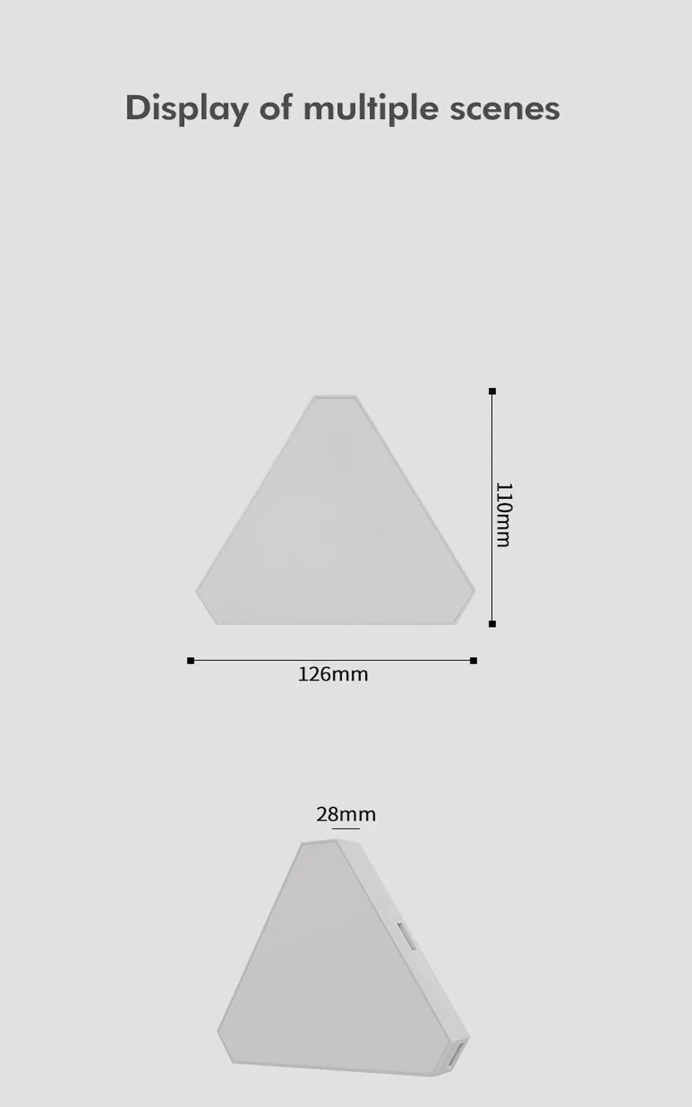 Triangle Quantum Wall Panels