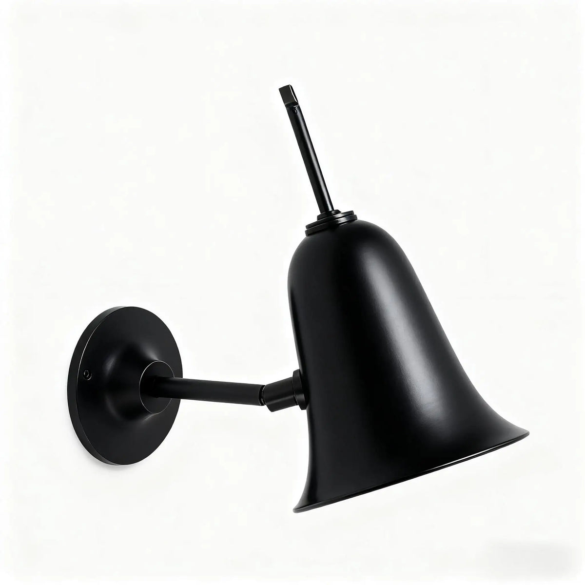 Adjustable Bell Shade Wall Lamp, Solid Copper Reading