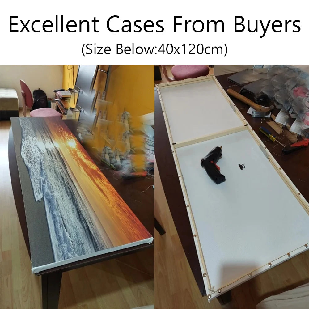 Wooden Canvas Display Frame