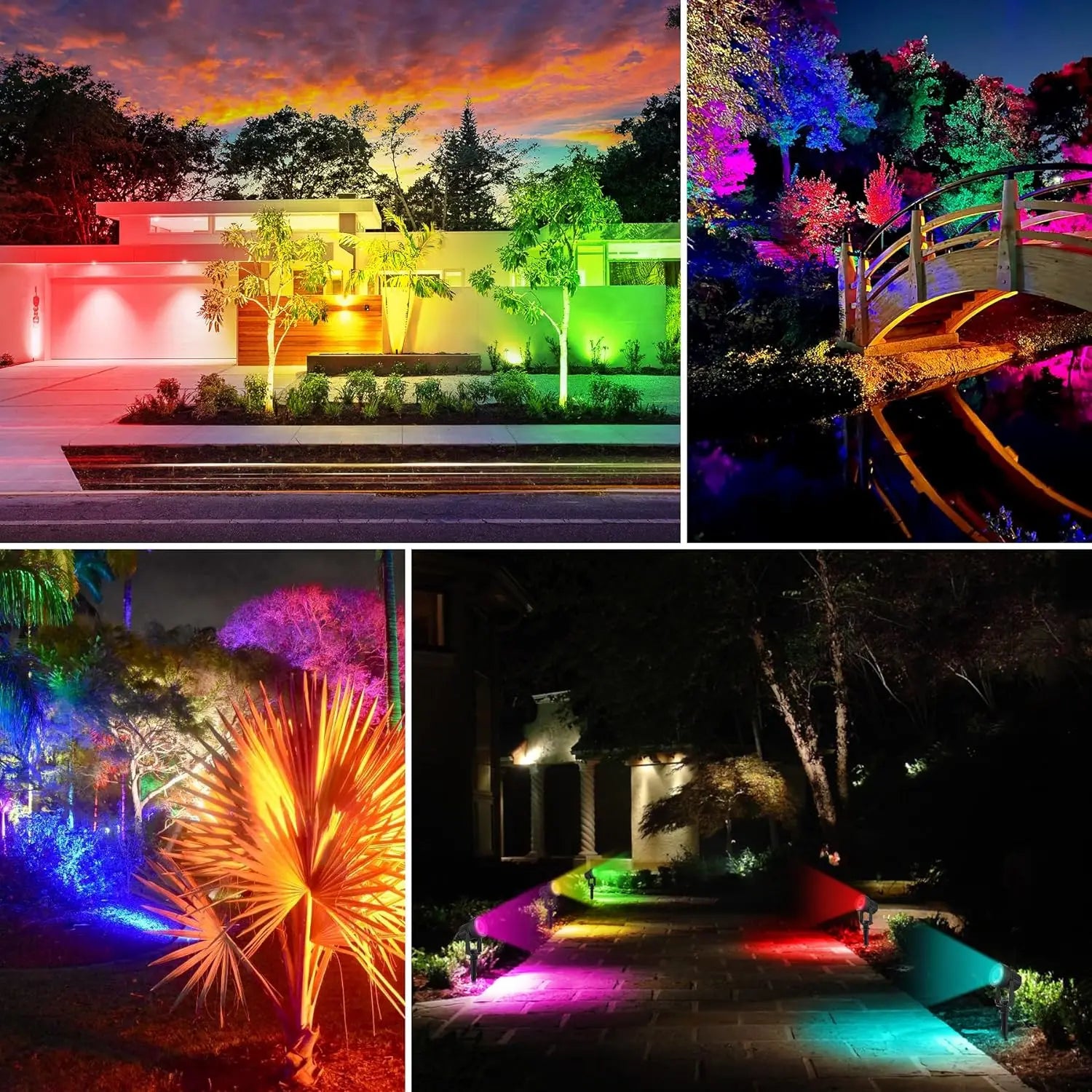 Solar Landscape Spotlight for Trees